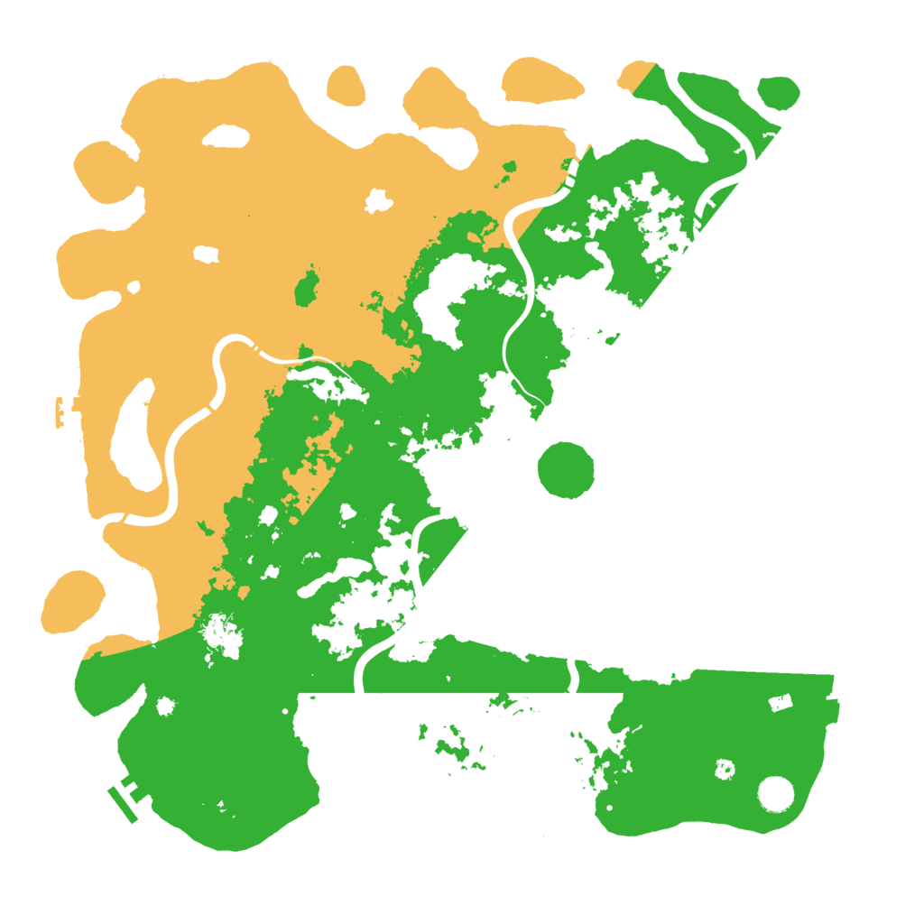 Biome Rust Map: Procedural Map, Size: 4500, Seed: 94622654