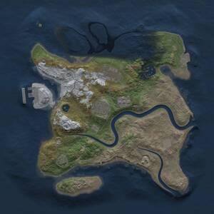 Thumbnail Rust Map: Procedural Map, Size: 2800, Seed: 460579448, 8 Monuments