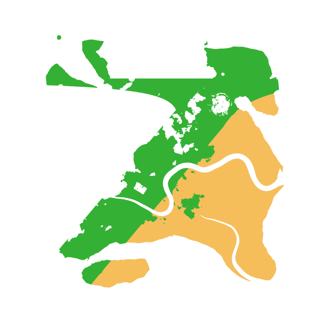 Biome Rust Map: Procedural Map, Size: 2800, Seed: 460579448