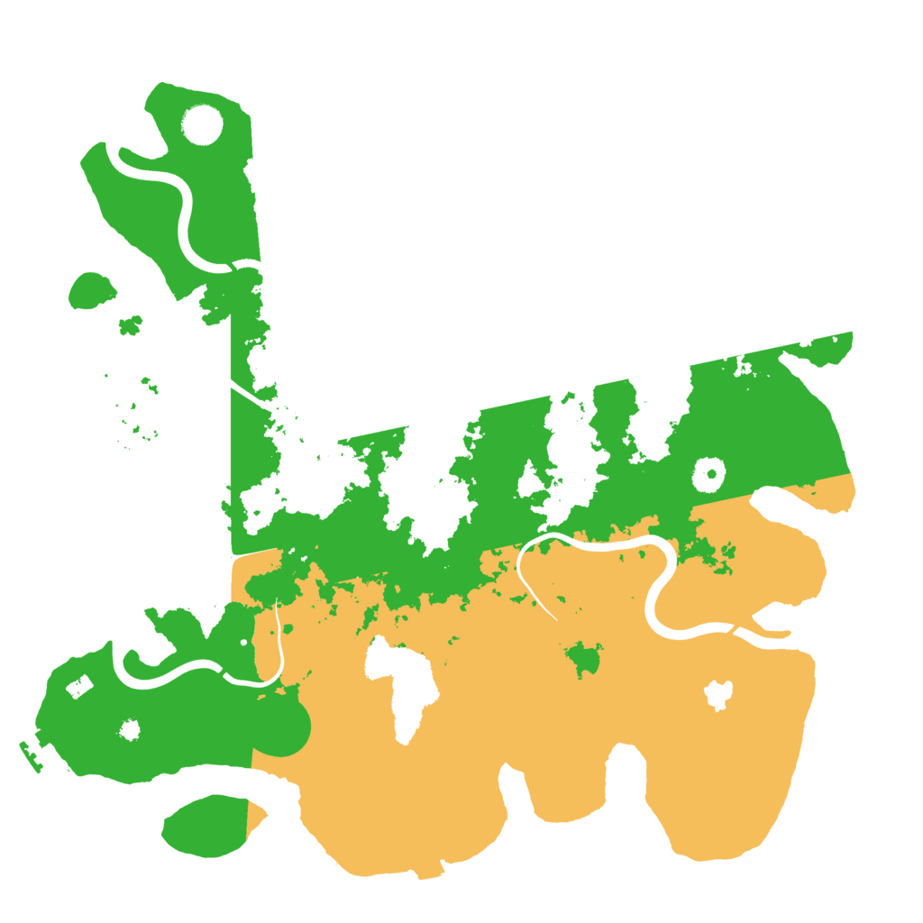 Biome Rust Map: Procedural Map, Size: 4000, Seed: 720622711