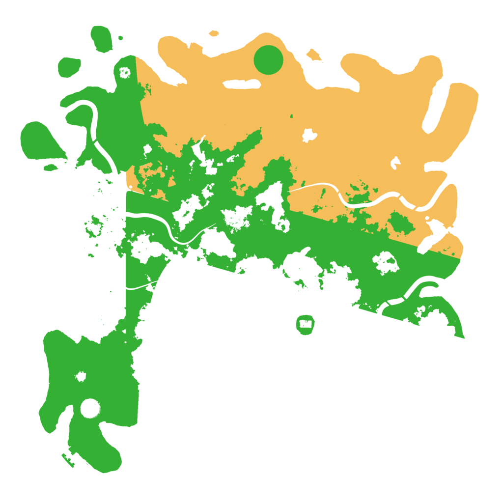 Biome Rust Map: Procedural Map, Size: 4500, Seed: 1382248661