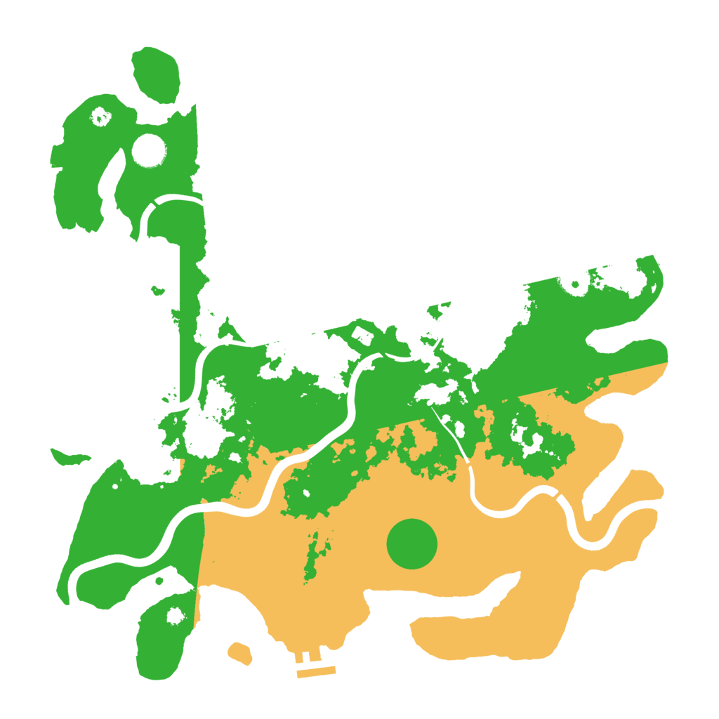 Biome Rust Map: Procedural Map, Size: 3750, Seed: 1214497996