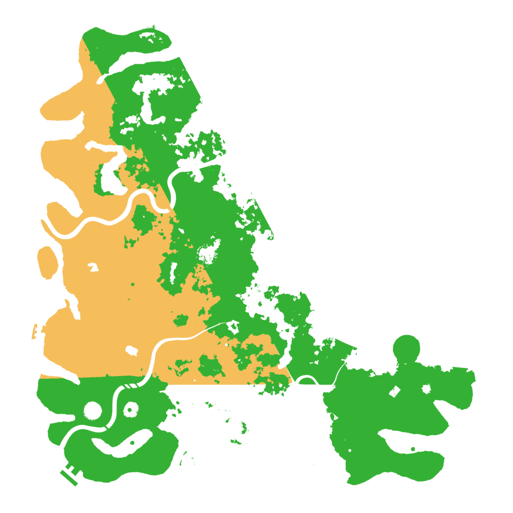 Biome Rust Map: Procedural Map, Size: 5000, Seed: 137518379