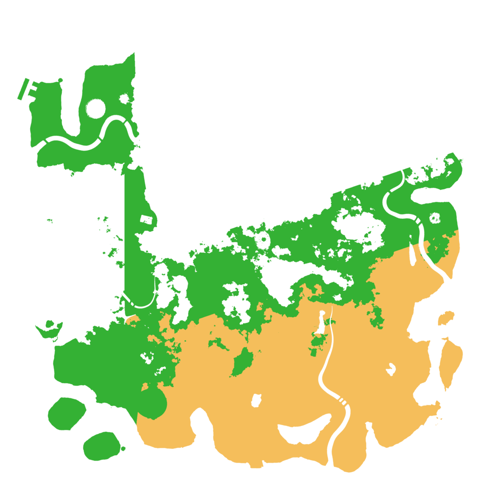 Biome Rust Map: Procedural Map, Size: 4500, Seed: 4043151