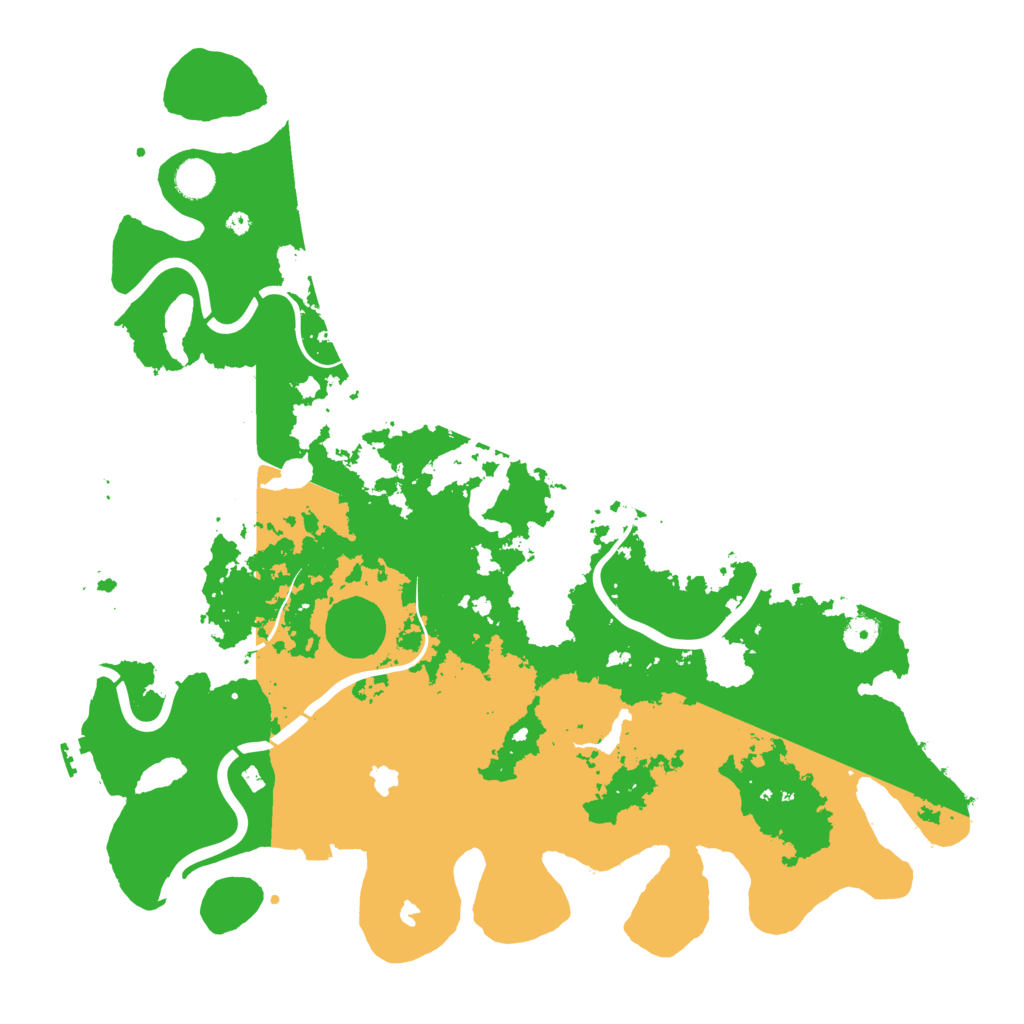 Biome Rust Map: Procedural Map, Size: 4500, Seed: 318108314