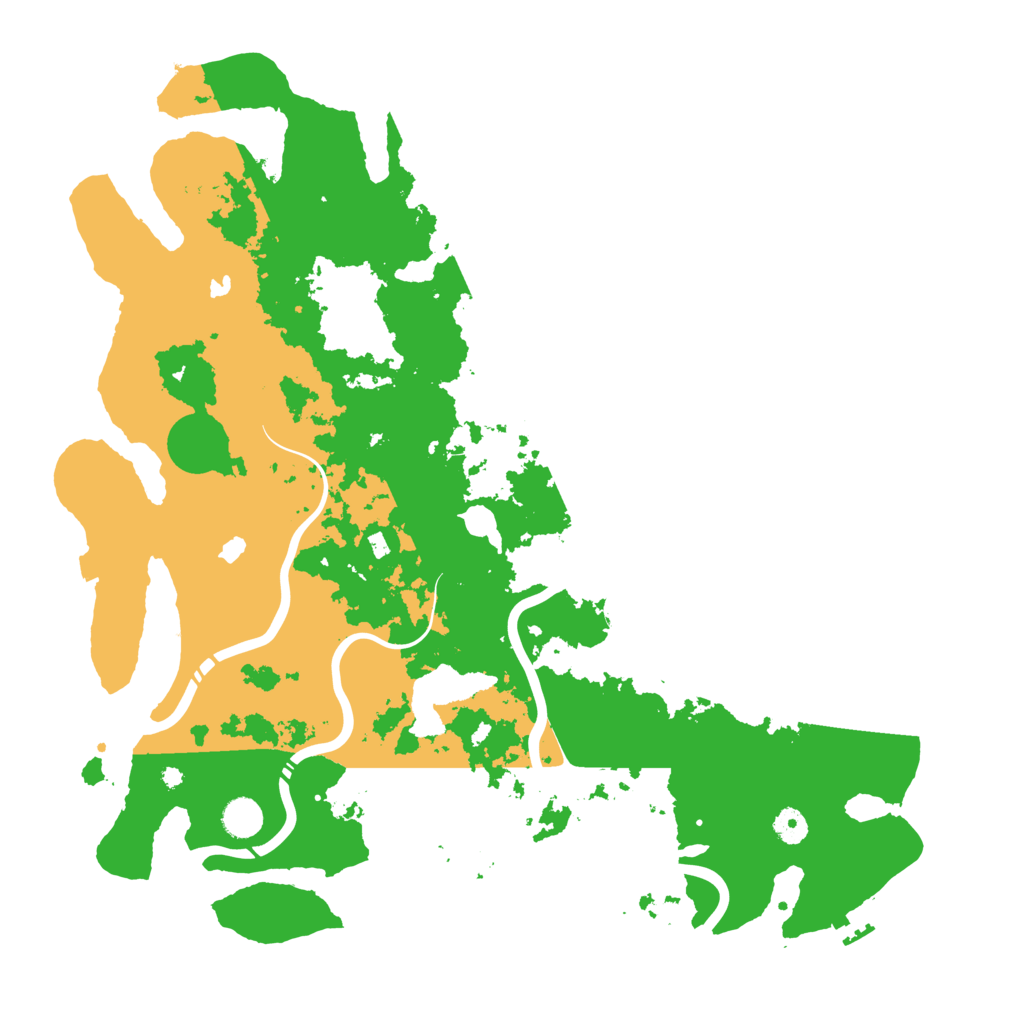 Biome Rust Map: Procedural Map, Size: 4500, Seed: 1170052255