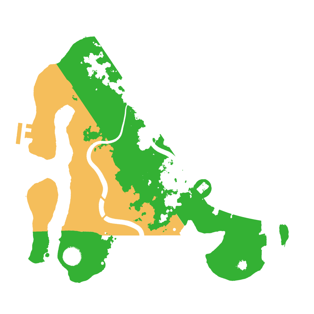 Biome Rust Map: Procedural Map, Size: 3000, Seed: 1900034547