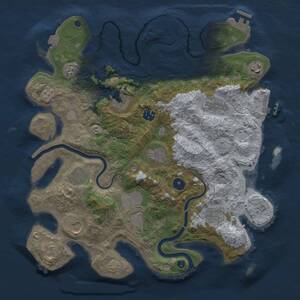 Thumbnail Rust Map: Procedural Map, Size: 3750, Seed: 920704735, 16 Monuments
