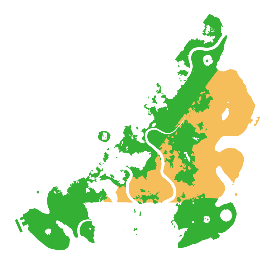 Biome Rust Map: Procedural Map, Size: 4000, Seed: 11451