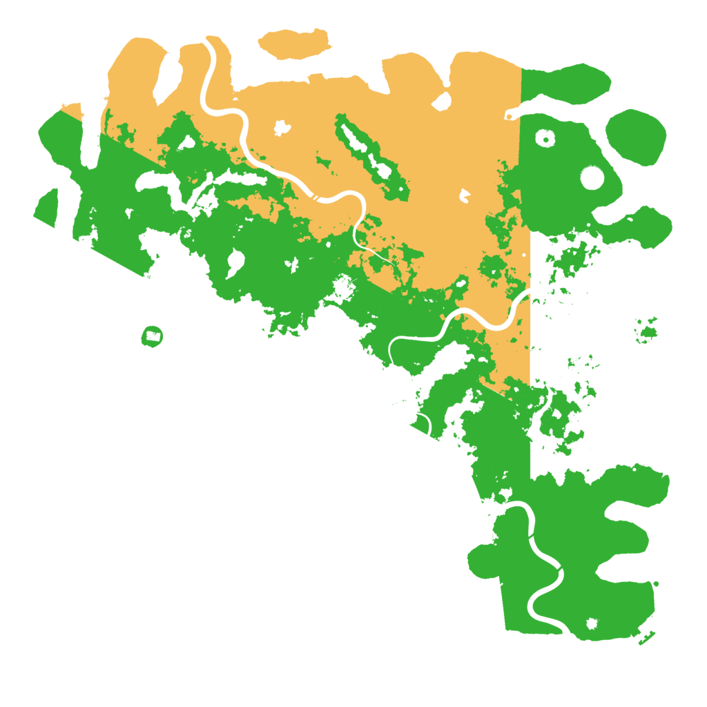 Biome Rust Map: Procedural Map, Size: 5500, Seed: 1050866148