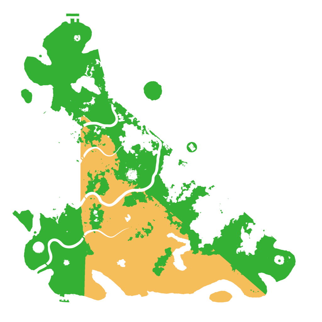 Biome Rust Map: Procedural Map, Size: 5000, Seed: 813907272