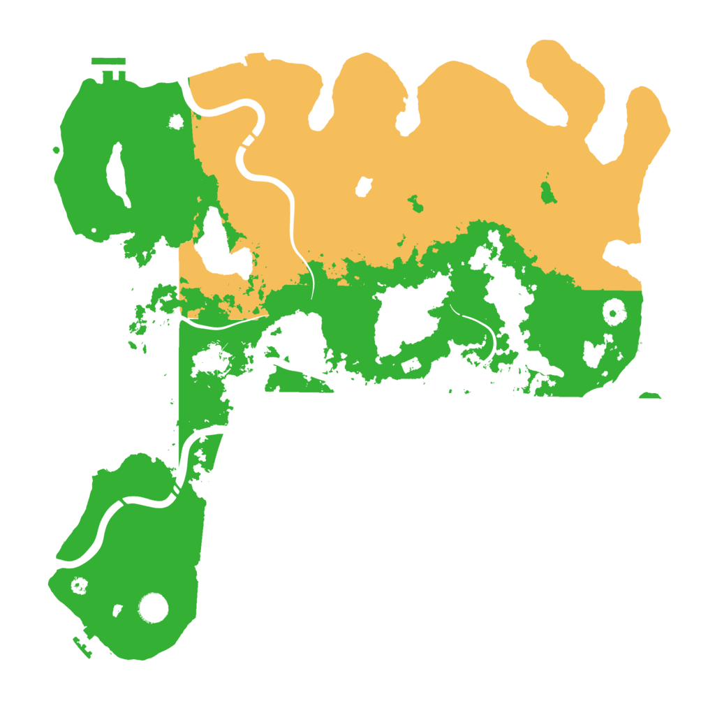 Biome Rust Map: Procedural Map, Size: 4250, Seed: 75969