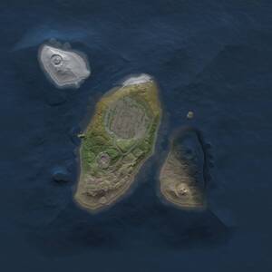 Thumbnail Rust Map: Procedural Map, Size: 1500, Seed: 1434229246, 2 Monuments