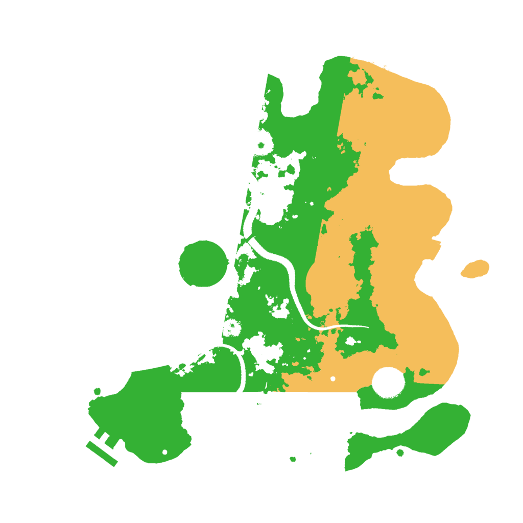 Biome Rust Map: Procedural Map, Size: 3000, Seed: 16831