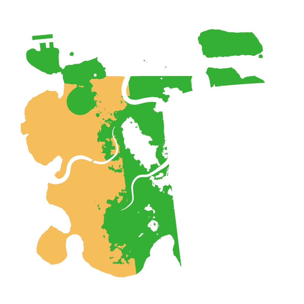 Biome Rust Map: Procedural Map, Size: 3000, Seed: 1011561291