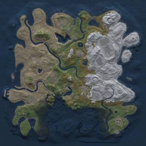 Thumbnail Rust Map: Procedural Map, Size: 4250, Seed: 2115692933, 15 Monuments