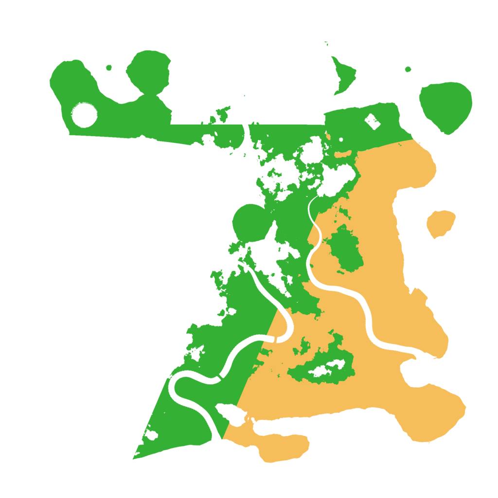 Biome Rust Map: Procedural Map, Size: 3500, Seed: 1015733733