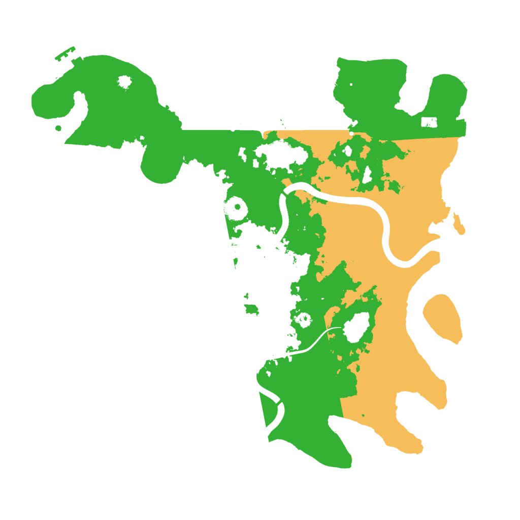 Biome Rust Map: Procedural Map, Size: 3500, Seed: 869922929