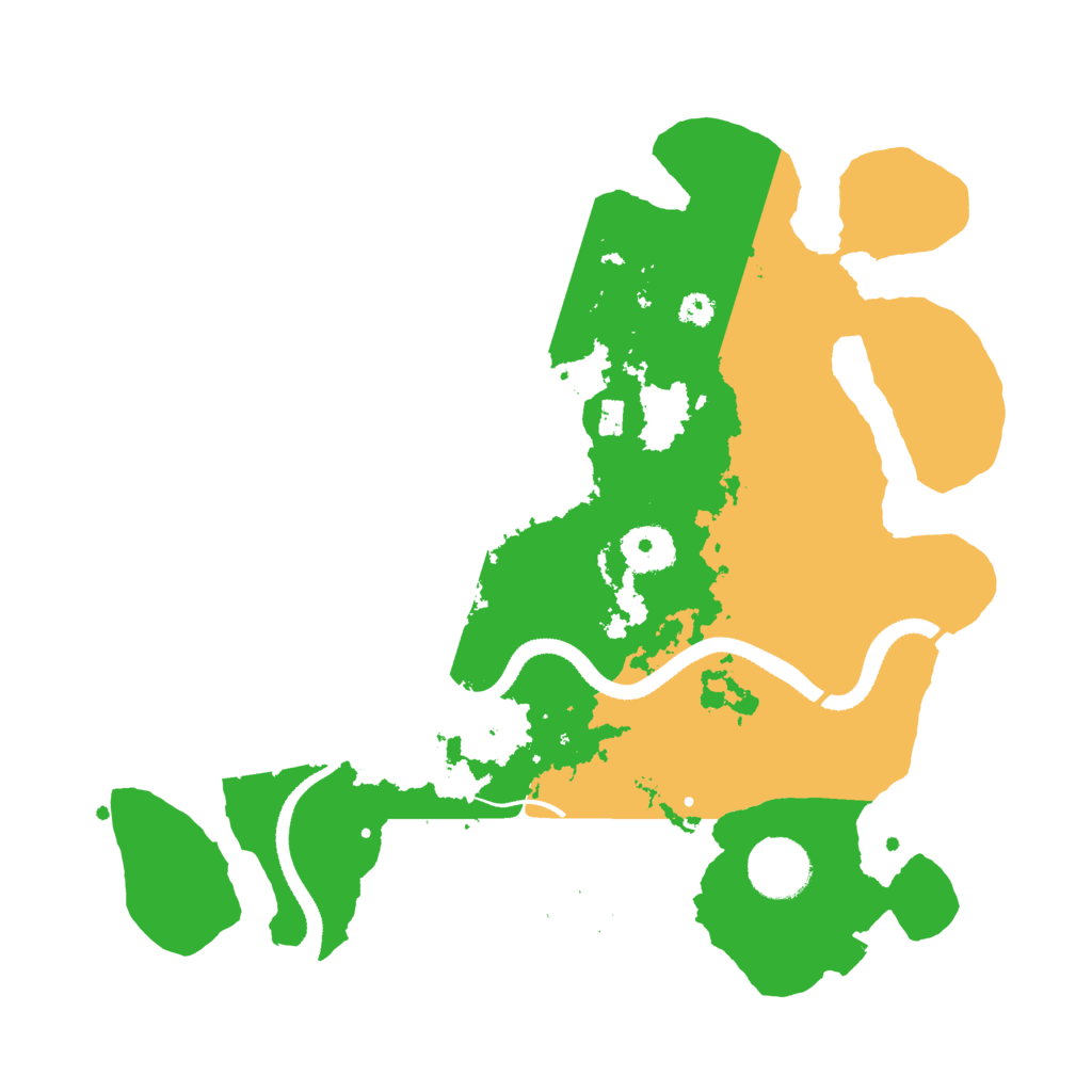 Biome Rust Map: Procedural Map, Size: 3250, Seed: 200245601