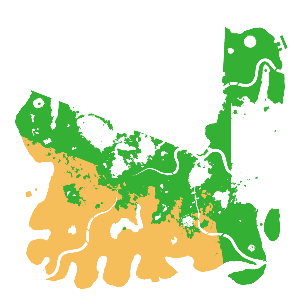 Biome Rust Map: Procedural Map, Size: 4500, Seed: 60914251