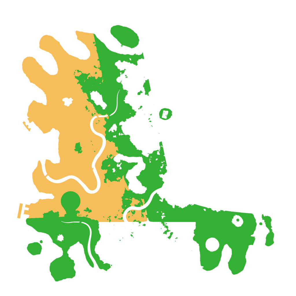 Biome Rust Map: Procedural Map, Size: 4000, Seed: 964545960