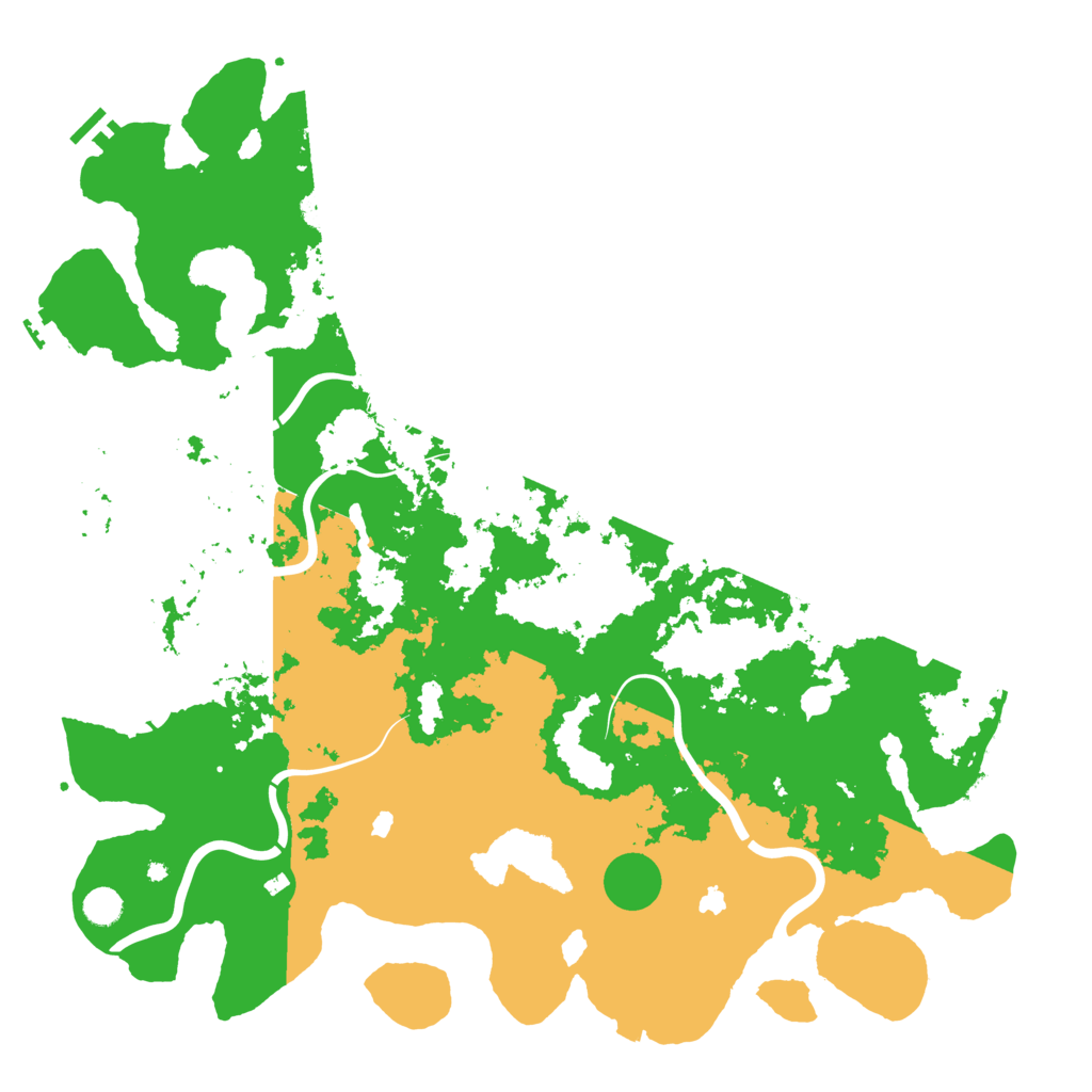 Biome Rust Map: Procedural Map, Size: 5000, Seed: 845827396