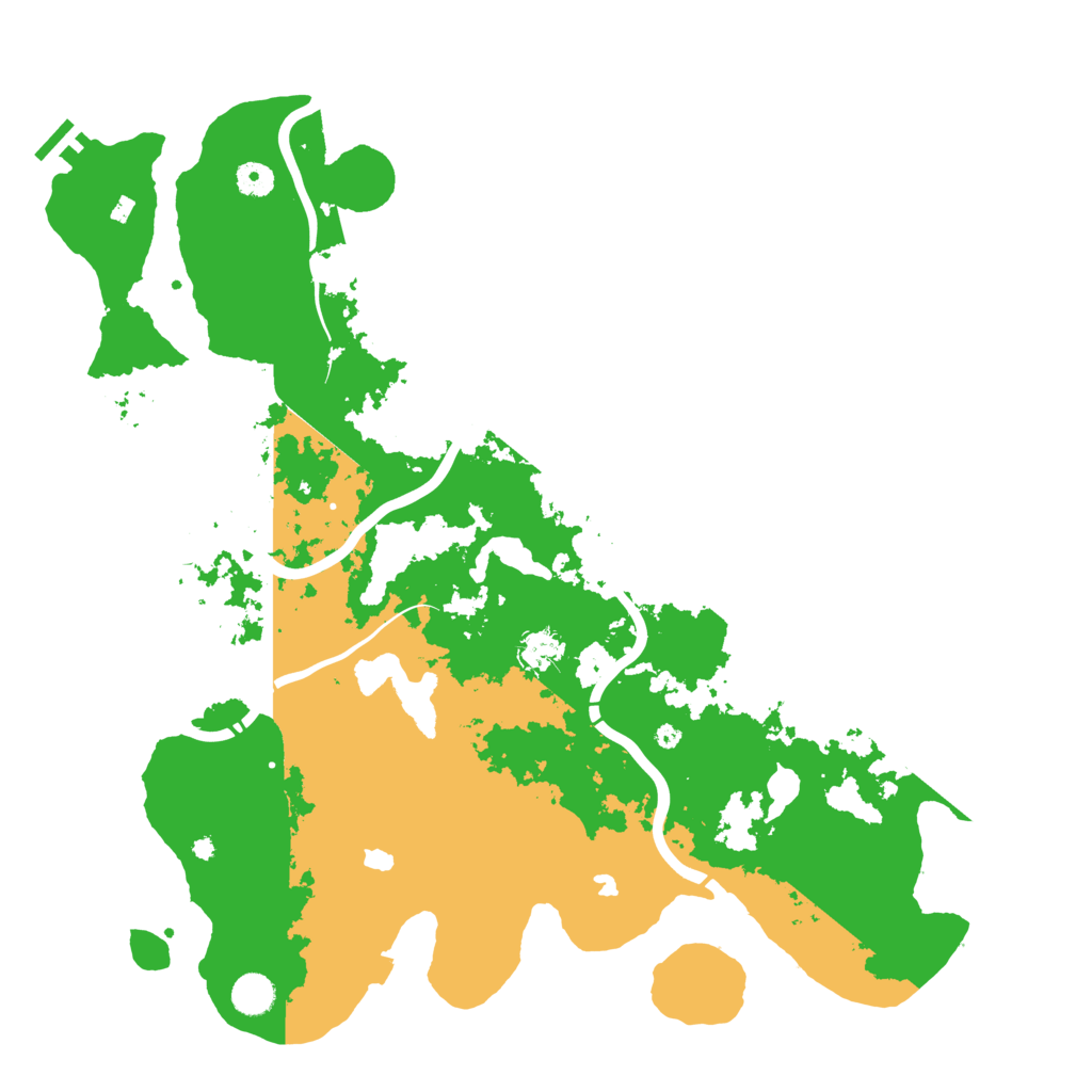 Biome Rust Map: Procedural Map, Size: 4500, Seed: 76517826