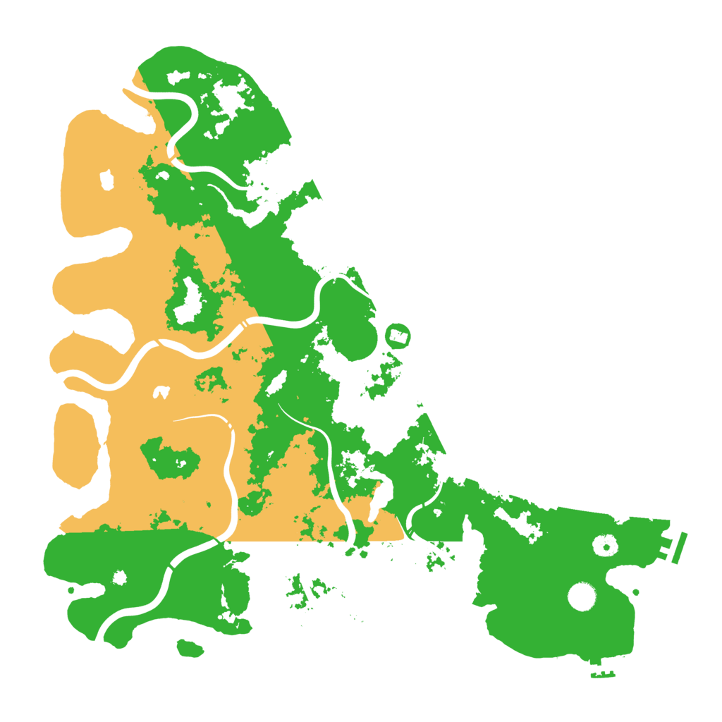 Biome Rust Map: Procedural Map, Size: 4500, Seed: 2055396033
