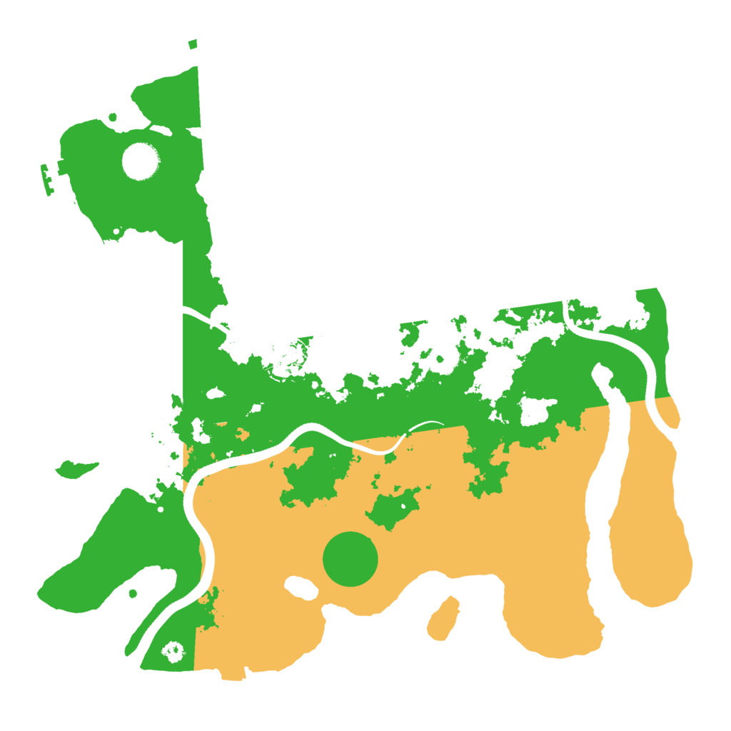 Biome Rust Map: Procedural Map, Size: 3500, Seed: 1934898800