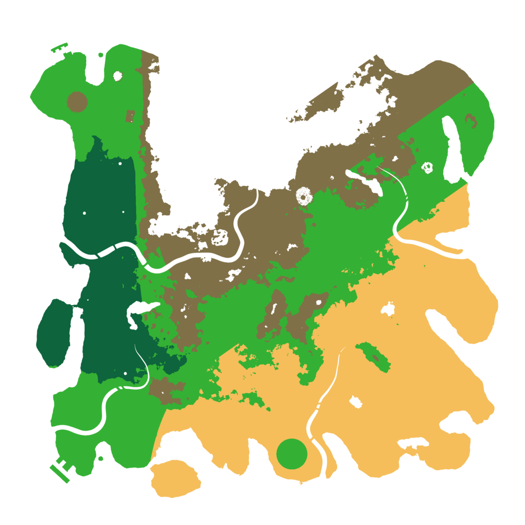 Biome Rust Map: Procedural Map, Size: 4500, Seed: 1724739207