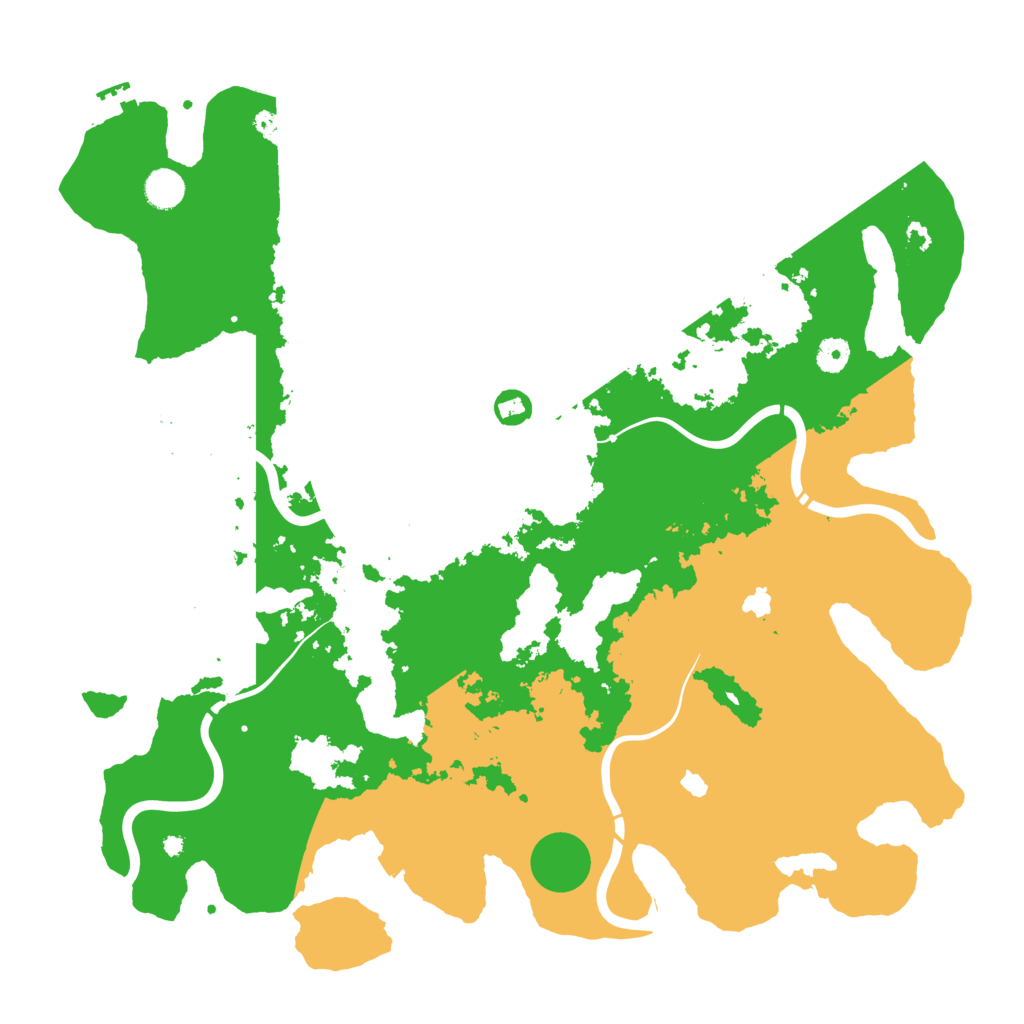 Biome Rust Map: Procedural Map, Size: 4500, Seed: 1724739207