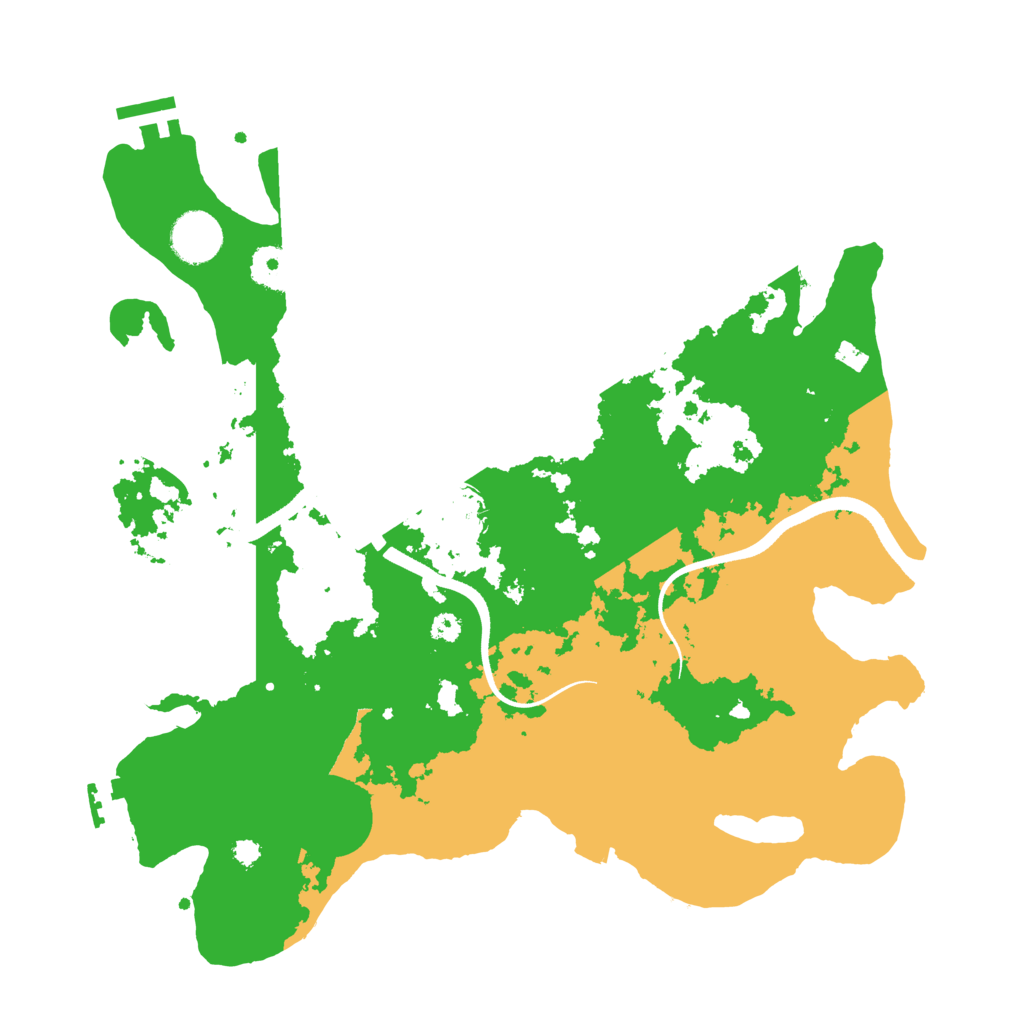 Biome Rust Map: Procedural Map, Size: 3500, Seed: 1497047505