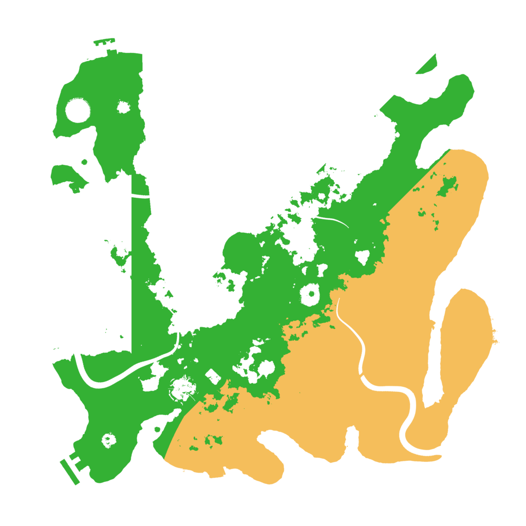 Biome Rust Map: Procedural Map, Size: 3750, Seed: 79221129