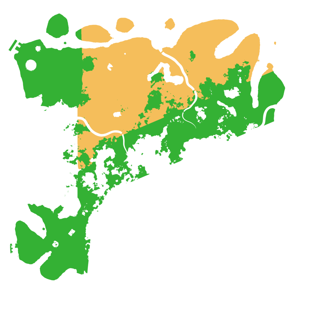 Biome Rust Map: Procedural Map, Size: 5000, Seed: 1162800386