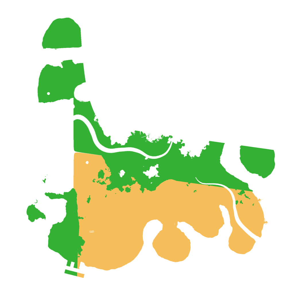 Biome Rust Map: Procedural Map, Size: 3000, Seed: 1189906285