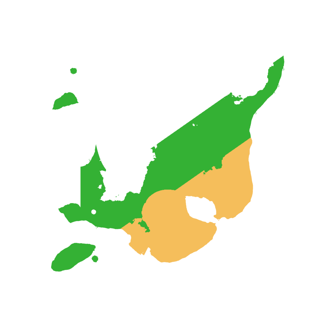 Biome Rust Map: Procedural Map, Size: 2000, Seed: 5347781