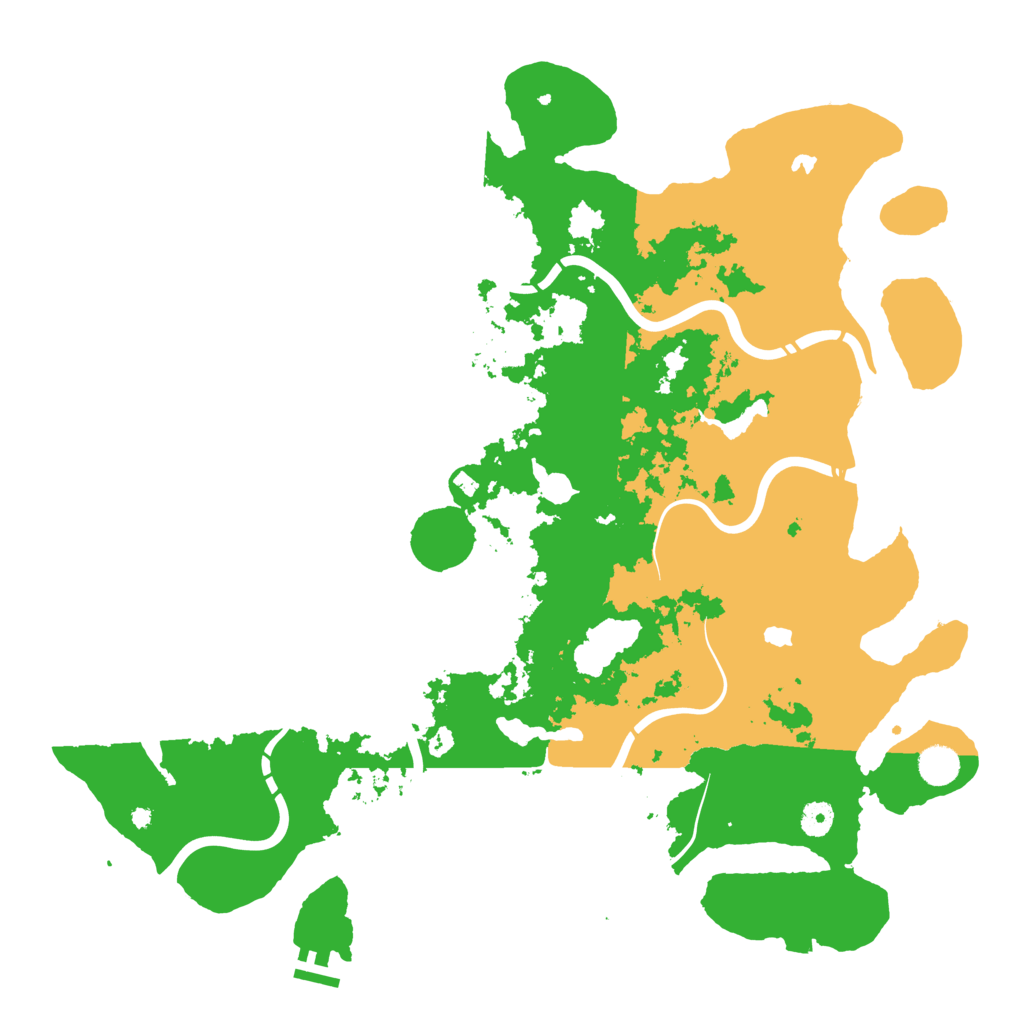Biome Rust Map: Procedural Map, Size: 4500, Seed: 1168860372