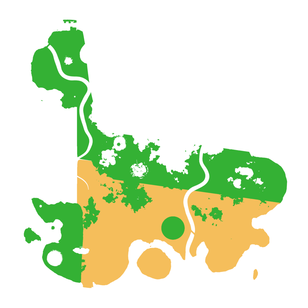 Biome Rust Map: Procedural Map, Size: 3500, Seed: 1189906285