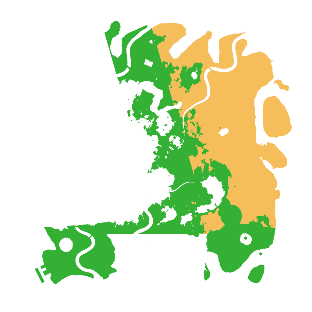 Biome Rust Map: Procedural Map, Size: 4000, Seed: 438781481