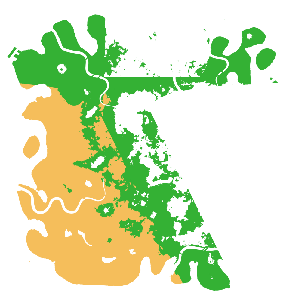 Biome Rust Map: Procedural Map, Size: 5000, Seed: 197396198