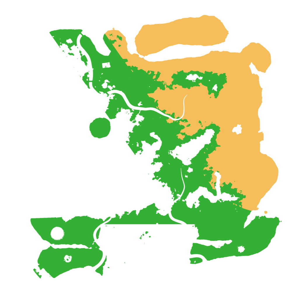 Biome Rust Map: Procedural Map, Size: 4000, Seed: 80625705