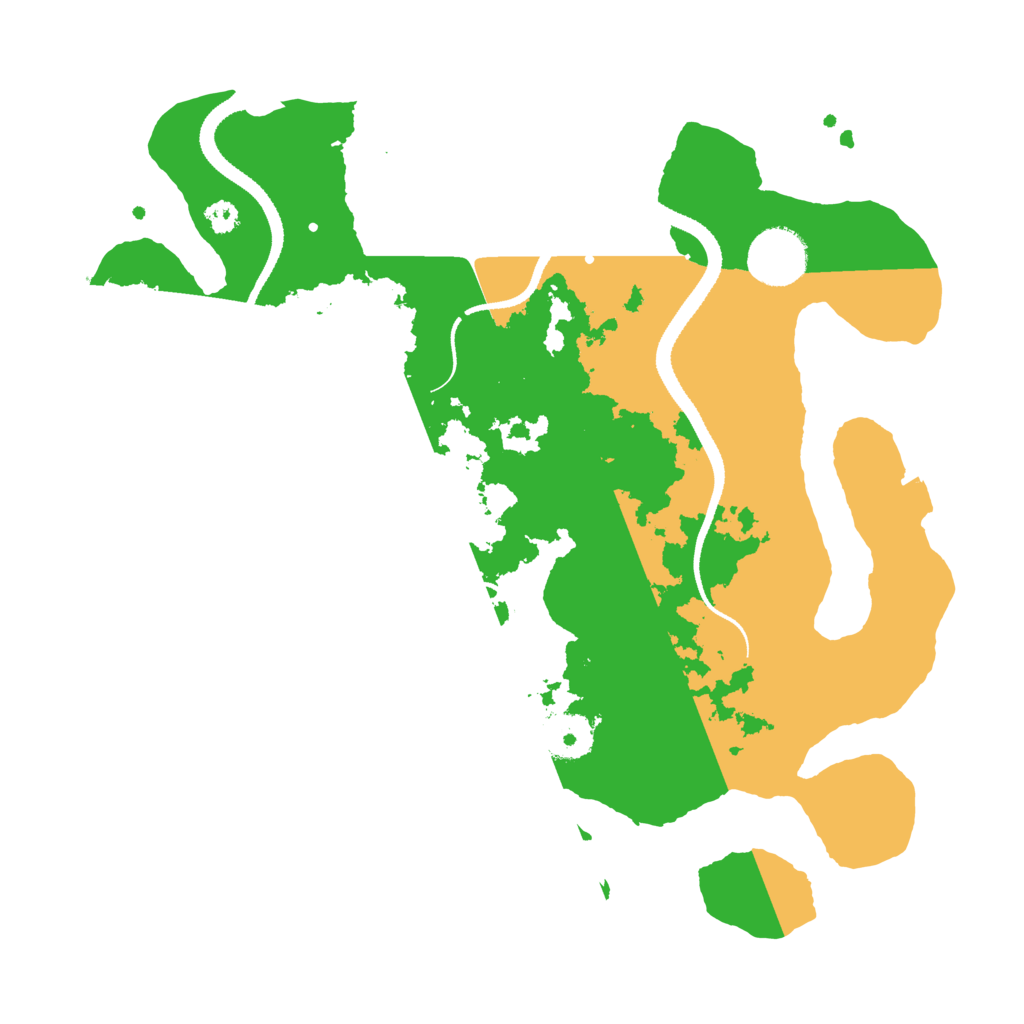 Biome Rust Map: Procedural Map, Size: 3200, Seed: 60000