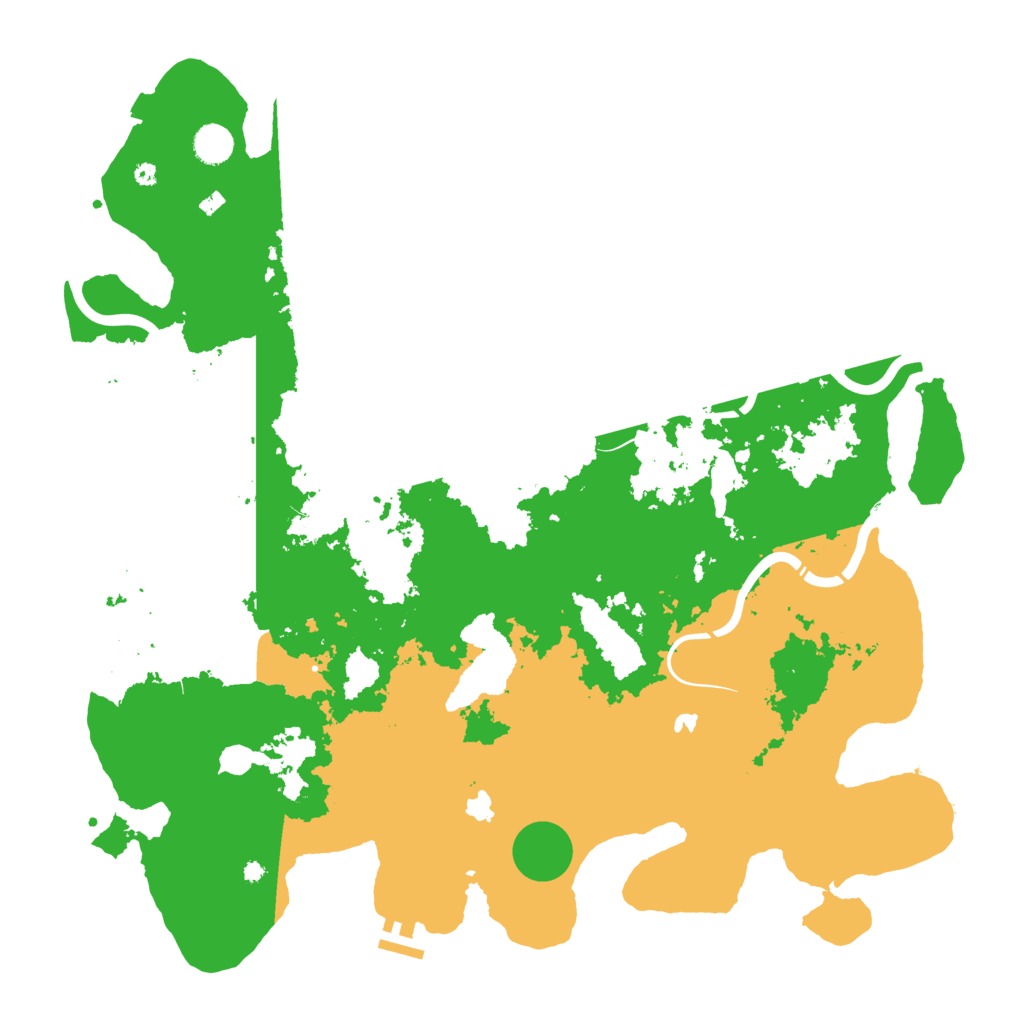 Biome Rust Map: Procedural Map, Size: 4500, Seed: 29002116