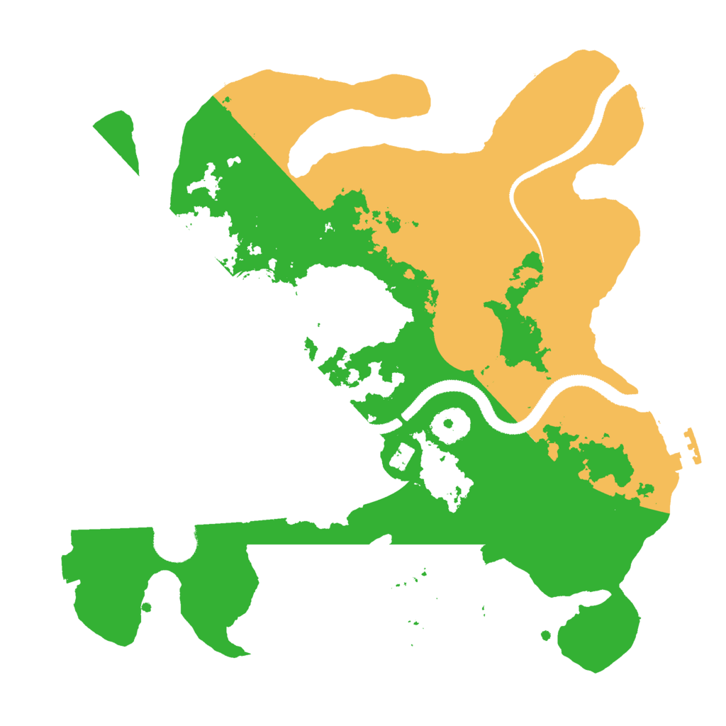 Biome Rust Map: Procedural Map, Size: 3000, Seed: 832842080