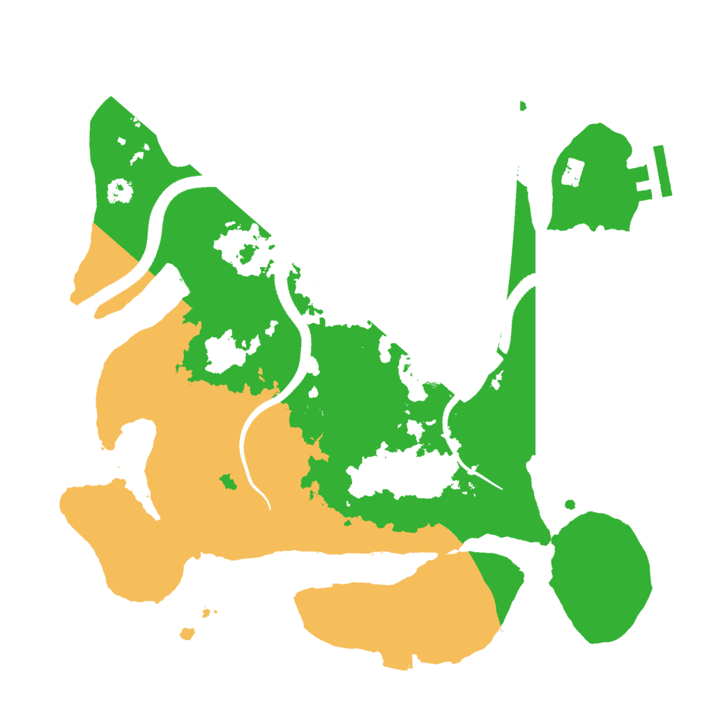 Biome Rust Map: Procedural Map, Size: 2800, Seed: 843089780