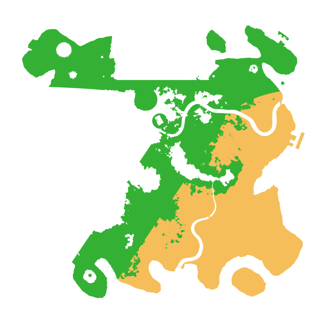 Biome Rust Map: Procedural Map, Size: 3750, Seed: 660388544