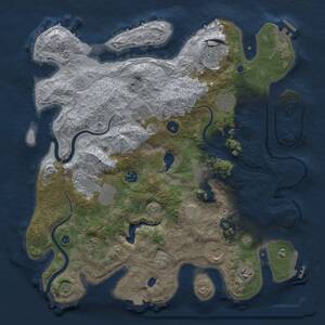 Thumbnail Rust Map: Procedural Map, Size: 4000, Seed: 2112625778, 16 Monuments