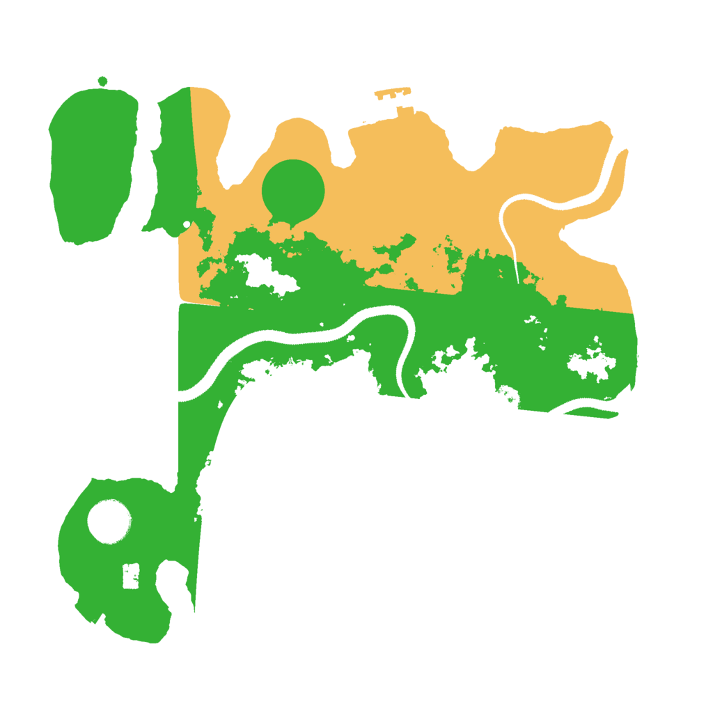 Biome Rust Map: Procedural Map, Size: 3000, Seed: 1866507111