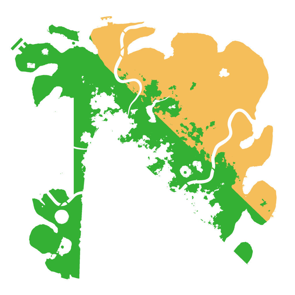 Biome Rust Map: Procedural Map, Size: 4000, Seed: 10252099