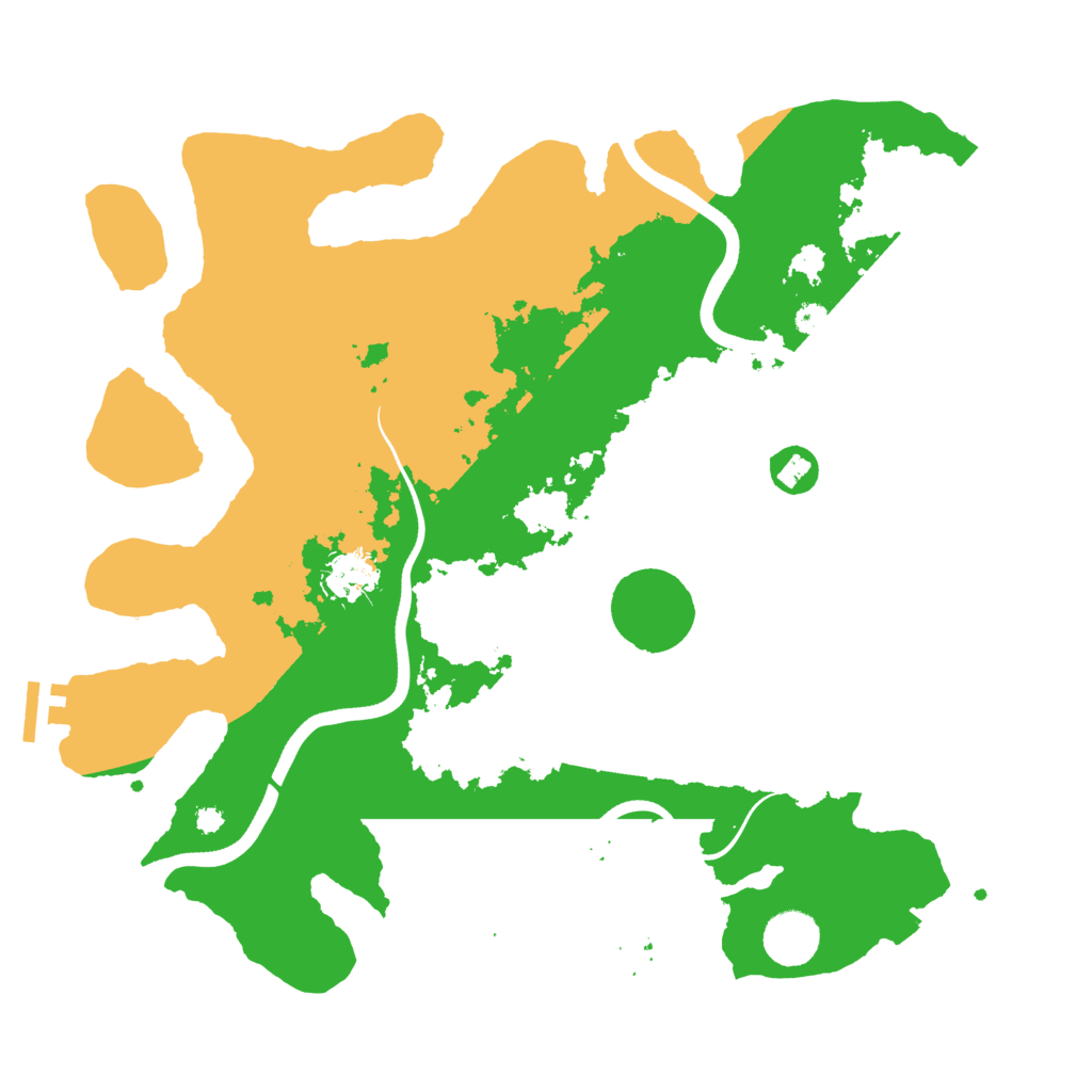 Biome Rust Map: Procedural Map, Size: 3650, Seed: 94298236